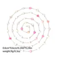 Catena semi-finita cuore conchiglia colorata dolce fai da te gioielli catena vita materiale - Dimensione Cuore 0.6cm*0.6cm / Stile Cuore Multicolore (TLT0161-02)