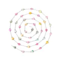Catena di cuore di conchiglia colorata DIY gioielli vita accessorio variante stile. - Stile Multicolore Dolce (TLT0162-01)