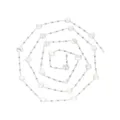 Irregular imitation pearl chain variant, stylish DIY jewelry accessory material for crafting. - Irregular Artificial Pearl Style (TLT0083-01) / Silver