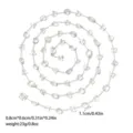 Crystal butterfly stone chain DIY jewelry material necklace bracelet craft accessory - Butterfly Crystal (TLT0119-01)