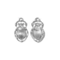 Silberfarben Skarabäus Käfer Anhänger Edelstahl Vintage Insekt DIY Schmuck Zubehör. - Vintage Skarabäus Anhänger (TP2531-01) / Silber