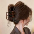Koreanische Acetat Katzen Haarklammer Schildpatt Haarschmuck für Damen Styling - Mittlerer Katzenkopf Gerade