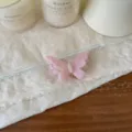 Rosa Acetat Schmetterling Haarklammer für Damen, süßes und elegantes Haarstyling Zubehör. - Schmetterling Entenschnabel-Clip (X482) / Rosa
