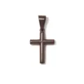 Edelstahl Kreuz Anhänger in Bronze Finish, minimalistischer neutraler Schmuck DIY Zubehör. - Kreuzanhänger (TP2768-03) / Bronze