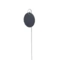 Natural slate plant label with metal wire garden stake, durable round garden marker for flowers. - Round / 10cm+Wire