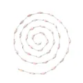 1 meter macaron pink shell bead chain DIY jewelry accessory for handmade necklace bracelet - 1 Meter Pack / Pink (01pink)
