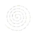 Macaron color oval shell beads station chain DIY jewelry handmade necklace accessory - Light Mixed Color (01qcs)