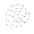 Silver Star Moon Charm Chain DIY Jewelry Component Necklace Accessory Material Parts - Star Moon and Round Rhinestone Chain (TLT0047-01) / Silver