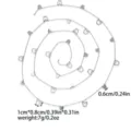 Catena a farfalla argentata accessorio DIY, elegante materiale semilavorato metallo. - Catena a Farfalla (TLT0049-01)