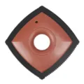 Multi-angle pet hair removal brush for cat and dog, ideal for sofa, carpet and clothes cleaning. - Square Brick Red