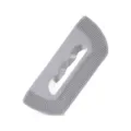 Silicone pet hair removal brush for cats and dogs, portable multi-functional fur cleaner tool. - Gray