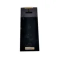 Plateau de vanité en marbre noir avec poignées dorées, plateau de présentation de parfum. - Petit présentoir en T Nero Marquina avec poignée simple