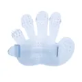 Silicone Pet Bath Brush Dog And Cat Grooming Massage Comb Floating Hair Removal Tool Blue - Finger Brush - Blue
