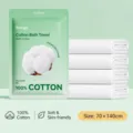 Asciugamano da bagno usa e getta in cotone compresso bianco viaggio portatile confezionato 70cm - Telo Doccia in Puro Cotone / 70x140cm
