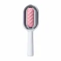 Long-handle pet hair removal brush for cats and dogs, long hair variant cleaning tool. - Long Plush Style Pink