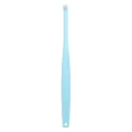 Blue single tufted pet toothbrush with soft bristles for cats and dogs oral care cleaning. - Blue