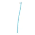 Brosse à dents bleue pour animaux avec poils souples pour le soin dentaire des chiens et chats. - Tête ronde, bleu