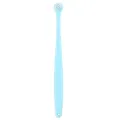 Pet toothbrush soft bristle dog cat oral cleaning small head blue color single pack variant - Blue