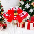 Christmas pet saliva bib lace dog scarf cat collar festive holiday costume apparel cute accessory - Red