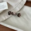 Koreanischer Azetat Schleifen Haarklammer, minimalistischer Schildpatt Seitenclip für Alltag. - Acetat-Federclip / Q15-6# Beige Schildpatt