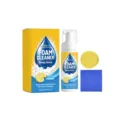 Rayhong car interior foam cleaner spray set with sponge and cloth for leather seats. - 100ml + Sponge + Cloth