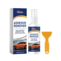 HOMONTH Adhesive Remover Spray for Sticker Glue and Tape Residue Cleaning with Plastic Scraper - 100ml With Scraper