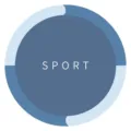Minimalist solid circular sports floor mat detail, clean blue design for home gym use. - 40x40cm Diatomeaceous Earth Rubber Bottom / Color 2
