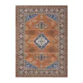 Persian bohemian style vintage patterned area rug with intricate geometric motifs for home decor. - 40*60cm / BXMY Rug-15