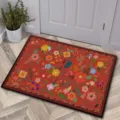Anthiko Chali Cashmir Style Antiglistriko Patoma Mpaniou Diakosmisi Leptomereia View - 40*60cm (Ψεύτικο Κασμίρ Πλαστικός Πάτος) / JQ - Κόκκινα φρέσκα λουλούδια