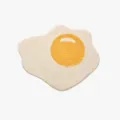 Cute fluffy fried egg shaped rug, soft plush bedside mat and cute floor mat for bedroom. - Fried Egg with Runny Yolk C