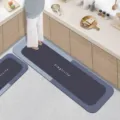 Kitchen floor mat set diatomaceous earth absorbent anti slip rug simple modern style home decor - Simplicity 4