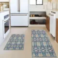 Bohemian kitchen rug set, non-slip runner and floor mat details for home decor, stain resistant. - 40*60cm / Nordic Style - 7