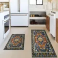 Bohemian kitchen rug set of 2, vintage geometric non-slip floor mats for home decor. - 40*60cm / Nordic Style - 9