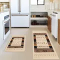 Bohemian kitchen rug two-piece set, geometric runner mat for floor, non-slip dirt-resistant. - Nordic Style - 13 / 40*60cm【Skin-friendly Velvet】