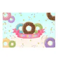 Kieselgur Badematte mit süßem Donut-Druck, saugfähige Badezimmer Fußmatte für Heimdekoration. - Ozean-Stil 9