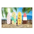 Sommer Strand Surfbretter Motiv Kieselgur Badematte saugfähiger rutschfester Teppich. - Ozean-Stil 11