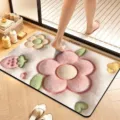 Cartoon 3D visual velvet diatom mud floor mat bathroom anti-slip absorbent quick-drying foot mat - Visual Velvet Style 15