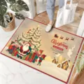 Christmas holiday welcome door mat non-slip festive home entrance decorative rug for indoor - Christmas G 11