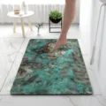 Tapis de bain en terre de diatomee motif marbre, tapis de sol absorbant antiderapant - Nouveau Style 7