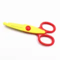 Children craft lace scissors wavy edge paper cutting tool DIY clay accessory 13cm long - Large Serrated Edge