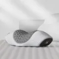 Almohada de masaje cervical ergonómica con calefacción de temperatura constante gris espacial. - Estilo de Calefacción de Temperatura Constante / Gris espacial