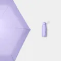 Mini parapluie de poche capsule violet, parasol compact de protection UV pour femmes élégantes. - Parapluie 5 plis avec housse en tissu / Violet