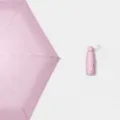 Parapluie capsule rose mini, parasol pliable compact anti-UV cinq plis protection. - Parapluie 5 plis avec housse en tissu / Rose Sakura
