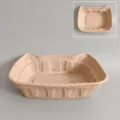 Einweg Katzenstreuwanne aus Papier mit Katzenohren Design, praktische Haustierschale. - Kleine Katzentoilette mit Katzenohren