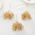 Bouquets de plantes artificielles dorées pour travaux manuels, couronnes et déco intérieure. - Or