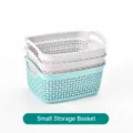Plastik Aufbewahrungskorb Waeschekorb hohles Design Organizer Behaelter fuer Spielzeug - Extra klein, Farbe zufällig