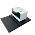 Extendable kitchen storage rack microwave oven tray drawer shelf sliding counter organizer 47x36cm - Black 1 Piece