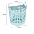 Kunststof wasmand voor vuile kleding en speelgoed huishoudelijke opbergmand groen - Hemelblauwe opvouwbare babybadje