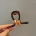 Braune Schildpatt Haarklammer mit süßem Hundemotiv für Damen Sommer Frisur Styling Accessoire. - 5# Kaffee Kleiner Hund Haargreifer