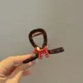 Süße Cartoon Hund Haarklammer ästhetische Sommer Haarspange Haarschmuck für Damen stilvoll - 6# Rot Kleiner Hund Haargreifer